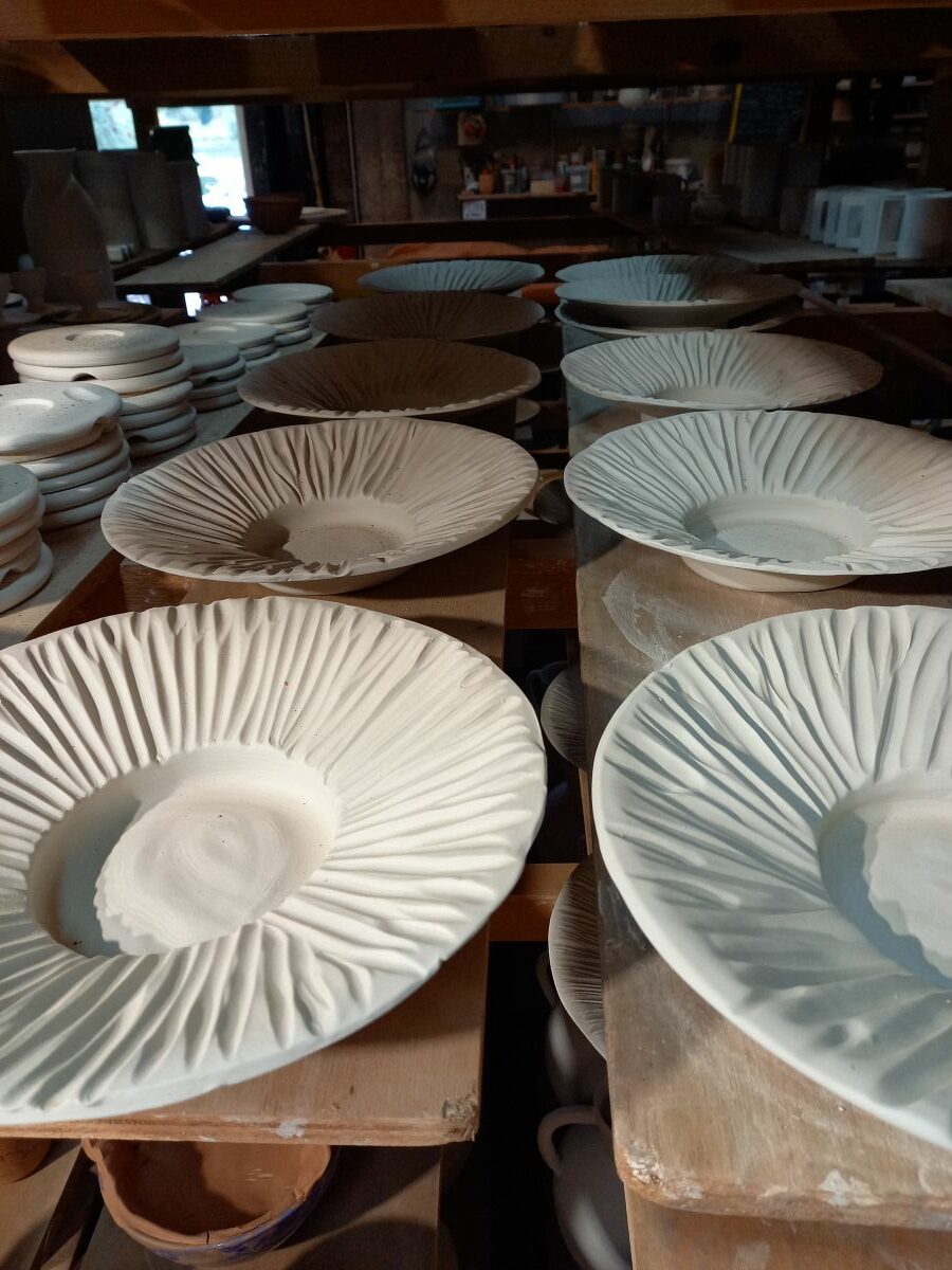 assiette sur-mesure céramique